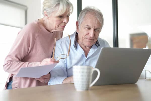 Older couple chooses among cremation service providers